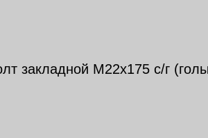 Болт закладной М22х175 с/г (голый)